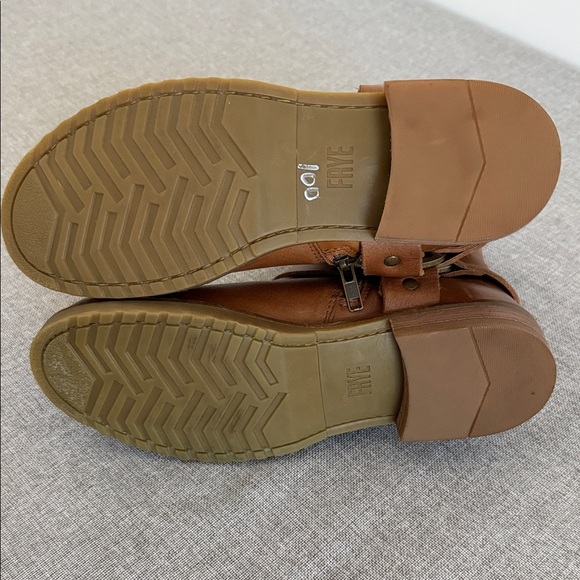 Frye Tan Leather Cara flex harness Boots - Picture 10 of 11